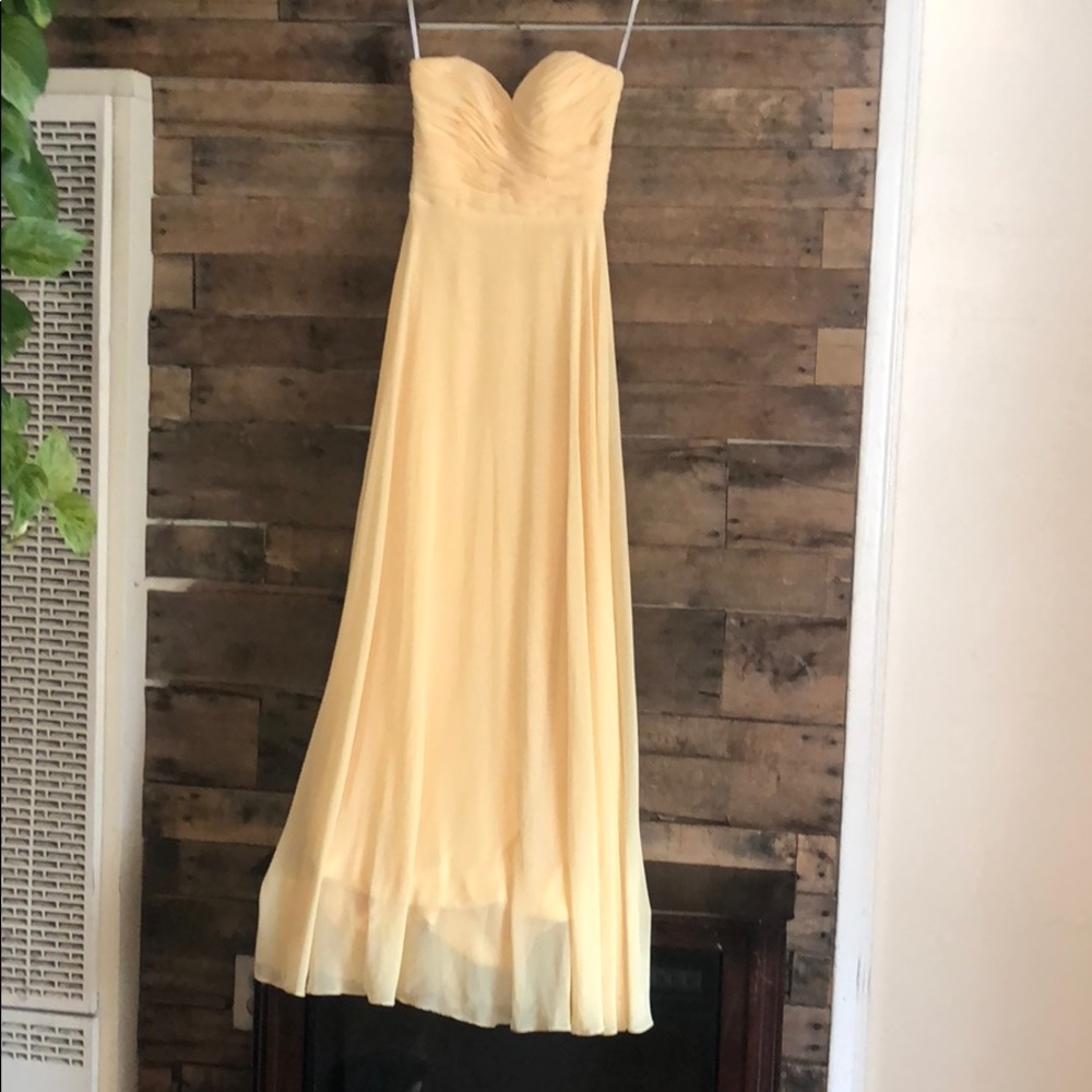 After Six Yellow Long Dress